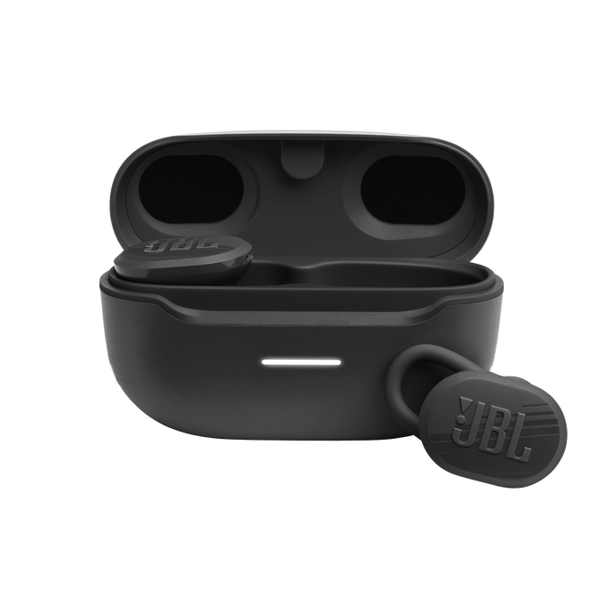JBL Endurance Race TWS - Black - Waterproof true wireless active sport earbuds - Hero image number null